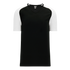 Athletic Knit V-Neck Baseball Jersey with Contrasting Shoulders (BA1375)